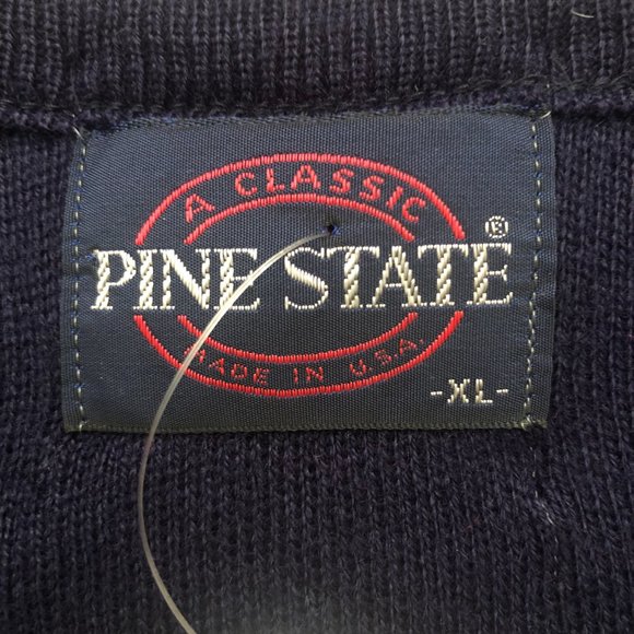 Vintage Deadstock Rare Navy Pine State Buick Motorsports V-Neck Sweater Size XL - Picture 14 of 14